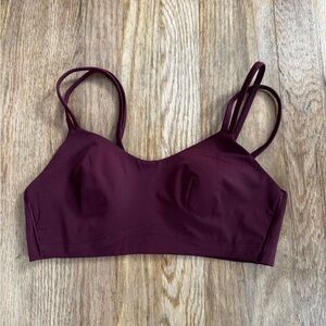 Lululemon Athletica Cloud Red Merlot Bra